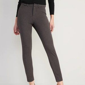 Old Navy High Waisted Pixie Skinny Ankle Pants - Dark Heathered Gray